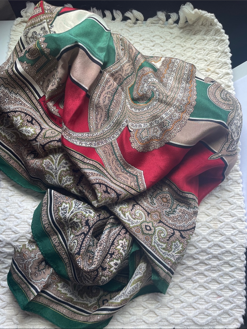 VTG A VITTADINI SILK SCARF